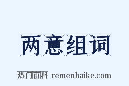 两意组词是什么意思的图片